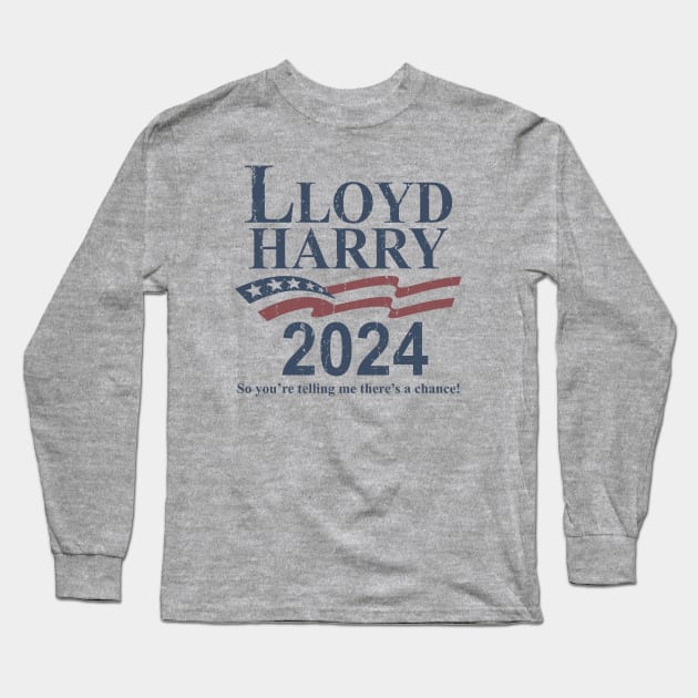 Lloyd and Harry '24  Election Funny Dumb And Dumber Long Sleeve T-Shirt by rajem